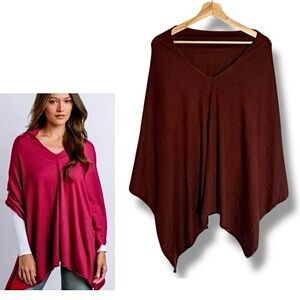 Kerisma Eden II Wool Blend Versatile Poncho